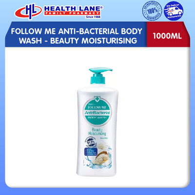 FOLLOW ME ANTI-BACTERIAL SABUN BADAN- BEAUTY LEMBAPURISING (1000ML)